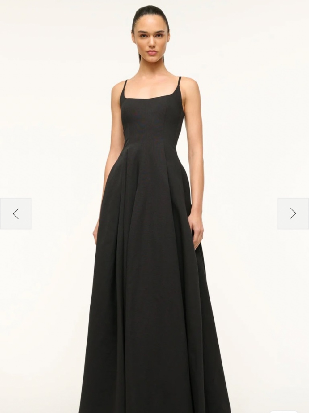 Black Staud Maxi Joy Dress - Picture 2 of 6